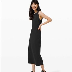 NWT Lululemon All Aligned Midi Dress Black 6